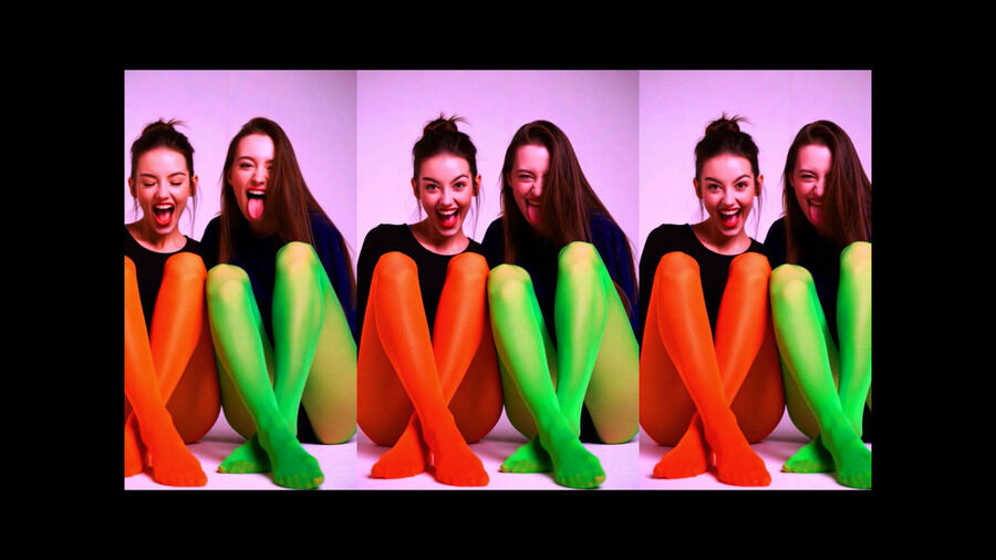 Colored Pantyhose Party